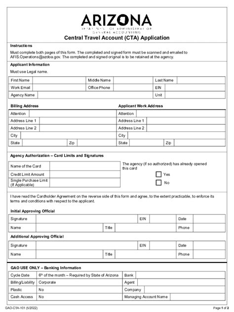 Fillable Online Gao Az Templateroller Comtemplate Form Gao