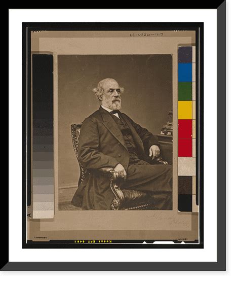 Historic Framed Print [robert Edward Lee Three Quarter Length Portrait Seated Facing Right