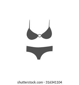 Vector Black Icon Bikini Stock Vector Royalty Free 1520861318 Shutterstock