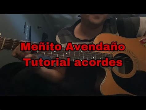 Meñito Avendaño Los minis de caborca tutorial acordes YouTube