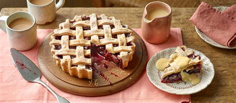 Paul Hollywood’s Latticed Cherry Pie & Custard - The Great British Bake Off | The Great British ...