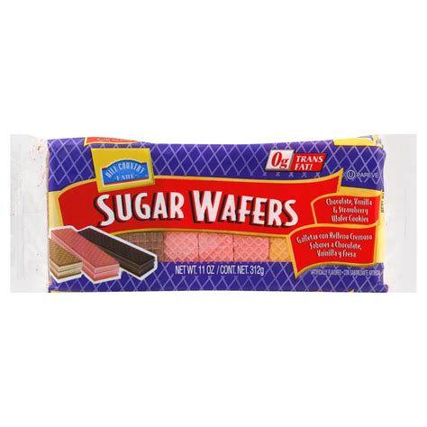 Hill Country Fare Chocolate Vanilla And Strawberry Sugar Wafers