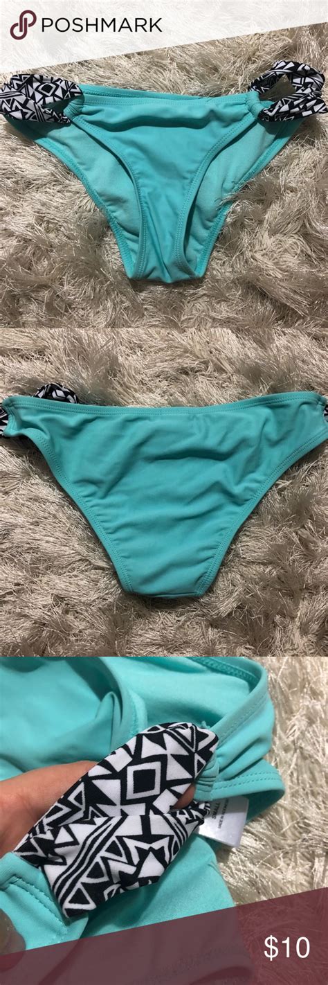 Malibu Teal Bikini Bottoms Nwot Malibu Swim Bikinis Plus Fashion