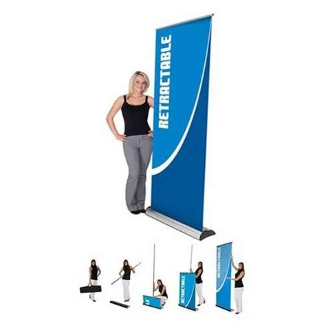 Roll Up Banner Standee For Promotional Size 8x2 5 Feet At Rs 2000 In