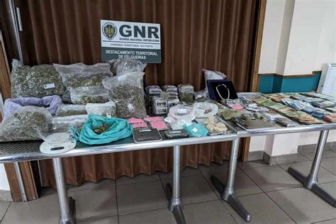 GNR de Felgueiras oito detidos por tráfico mais de 23 mil doses de