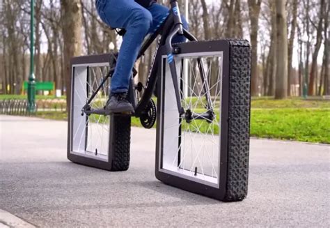 Ingeniero Ucraniano Inventa La Primera Bicicleta Con Llantas Cuadradas