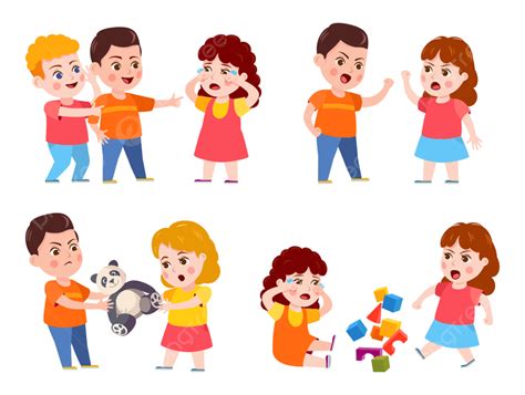 Children Behaving Badly Clipart