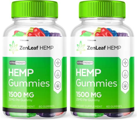 Amazon 2 Pack Zenleaf Hemp Gummies Zen Leaf Hemp Gummies