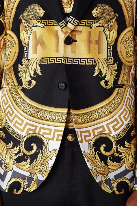 Kith X Versace Ronnie Fieg Fall Ready To Wear Up Close Detail