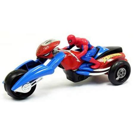 Rc Radiostyrt Radiostyrd Motorcykel Silverlit Spiderman Motorcykel Rc