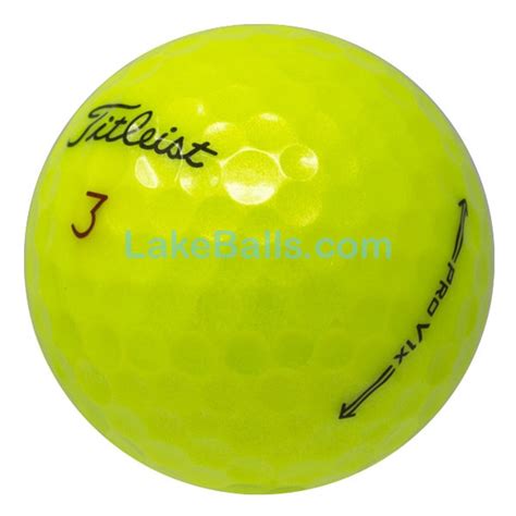 24 Titleist PRO V1x 2022 Yellow Golf Balls Grade A Lakeballs