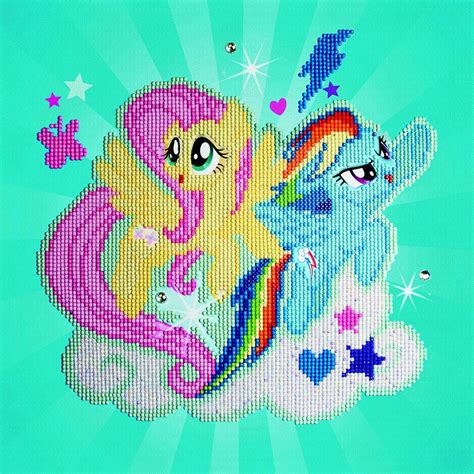 Fluttershy And Rainbow Dash Diamond Painting Kit 126 X 126 In