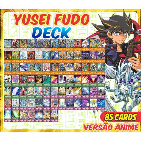 Yusei Fudo 85 Cards Deck Anime Yugioh 5ds Yu Gi Oh Baralho De Cartas