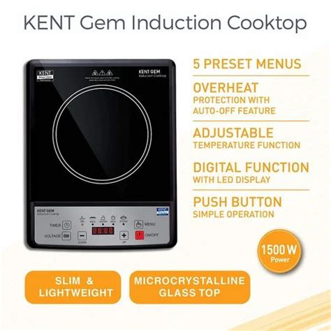 2000W Kent Jewel Induction Cooktop Touch At Rs 2950 In Prayagraj ID