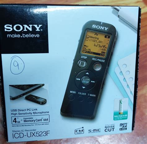 Sony Stereo Ic Recorder Icd Ux F Audio Voice Recorders On Carousell