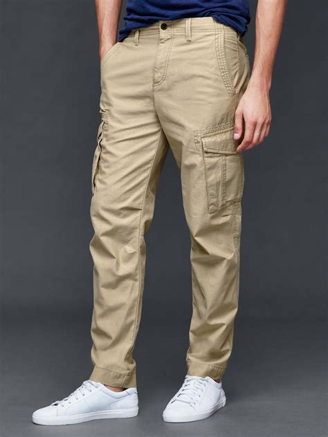 Slim Fit Cargo Pants Pants Outfit Men Khaki Cargo Pants Slim Fit