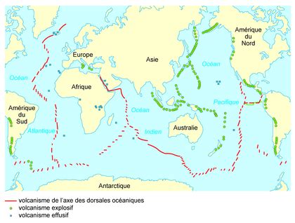 Volcans Carte Mondiale Archives Voyages Cartes