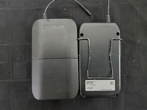 2 Shure Blx1 H8 Transmitter Packs Black Reverb