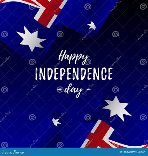 Banner Or Poster Of Australia Independence Day Celebration Australia