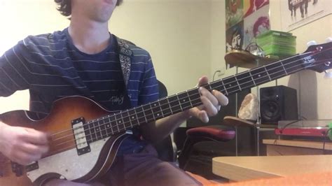 The Beatles I Saw Her Standing There Bass Cover Youtube