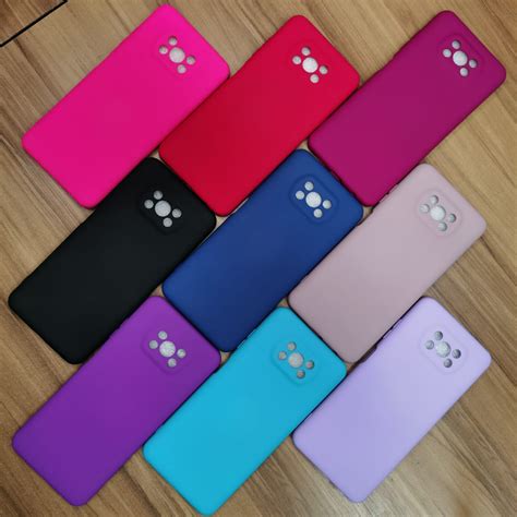 Capinha Case Aveludada Xiaomi Poco X3 X3 NFC X3 PRO Silicone Shopee