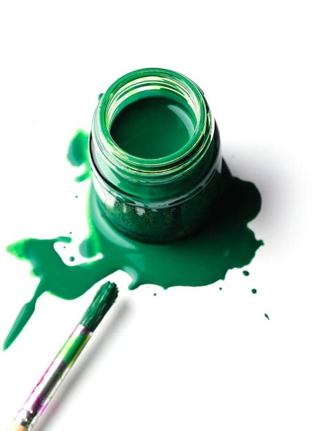 Free Photo | Green paint