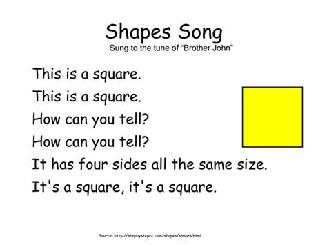 Shapes song | PPT