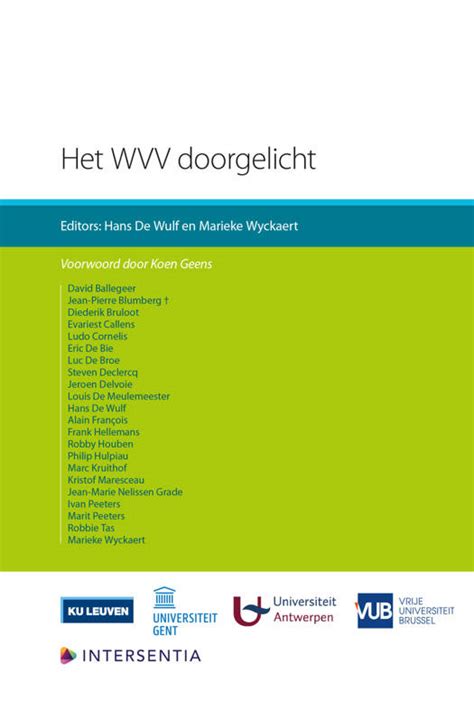 Het Wvv Doorgelicht Marieke Wyckaert Hans De Wulf Handelsrecht