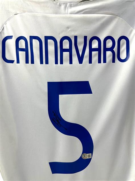 Fabio Cannavaro S Real Madrid Signed Home Shirt CharityStars