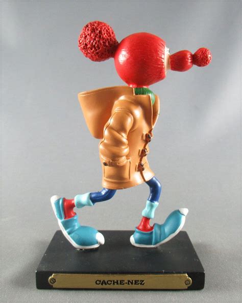 Gaston Lagaffe Figurine Résine Plastoy Cache nez