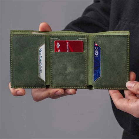 leather wallet men trifold 10