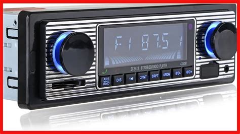 Great Product Fyplay Classic Bluetooth Car Stereo Fm Radio Receiver