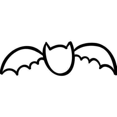 Bat Outline Vector SVG Icon - SVG Repo