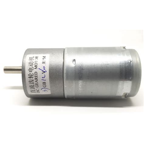 Powerful High Torque DC Gear Motor 12V 100RPM 37GB Robotics Bangladesh