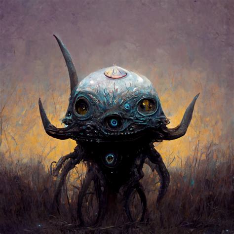 Fourth Dimension Creature With Helmet Midjourney Openart