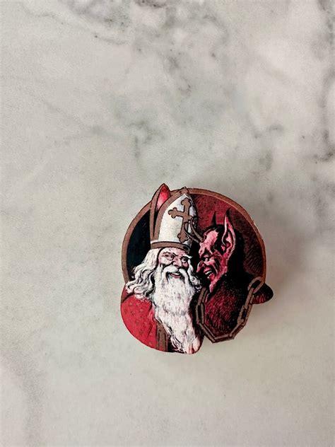 Krampus Krampus Pin Krampus Jewelry Holiday Krampus Etsy