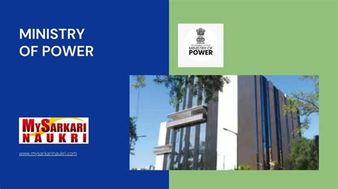 Ministry Of Power Recruitment Mysarkarinaukri En