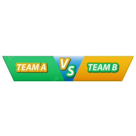 Versus Clipart Vector Sports Turnament Versus Vs Background Element