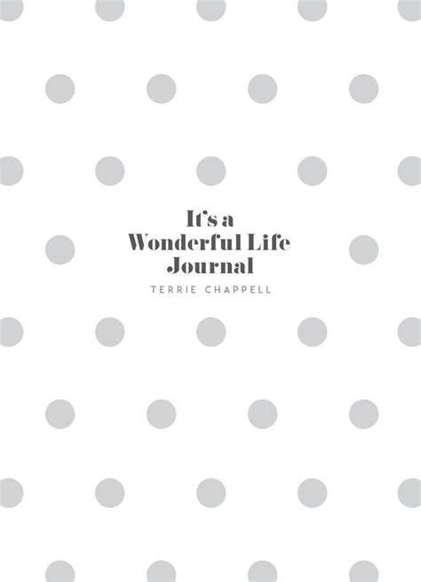 It's a Wonderful Life Journal – Striving Together Publications