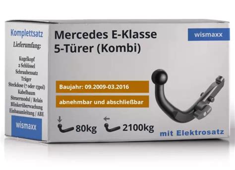 Anh Ngerkupplung F R Mercedes E Klasse Abnehmbar Brink Pol E