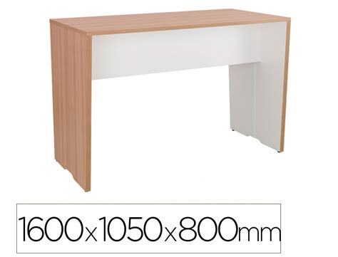 HYPERBURO SAINT OMER TABLE HAUTE GAUTIER CONNECTEE PANNEAUX MELAMINE