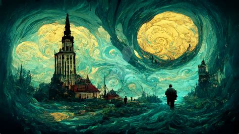 The Sky of Vincent Van Gogh #002 by Dean-ART on DeviantArt