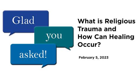 What Is Religious Trauma And How Can Healing Occur Glad You Asked