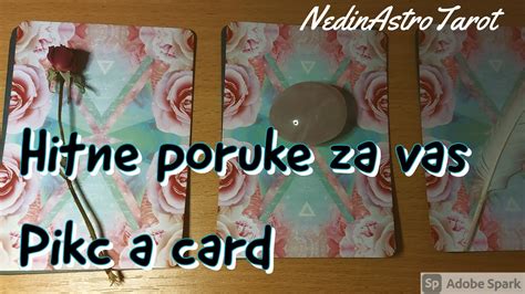 Hitne Poruke Za Vas Ta Vas O Ekuje Pick A Card Youtube