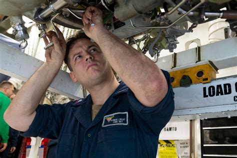 Dvids Images Sailors Conduct Maintenance Aboard Uss Carl Vinson