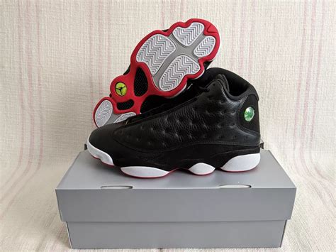 Jordan 13 White Black And Red