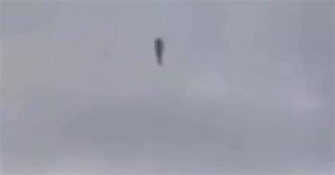 Bizarre Footage Of Humanoid Figure Spotted Floating In The Sky Before