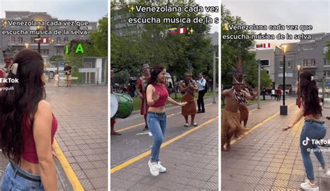 Tiktok Viral Venezolana Baila Música De La Selva En Miraflores Pero