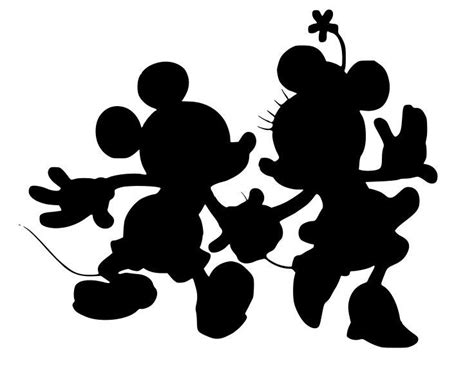 Mickey And Minnie Mouse Vinyl Decal Sticker Etsy