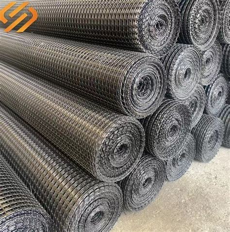 Pp Biaxial Geomalla Biaxial Plastic Geogrid Kn M For Soil